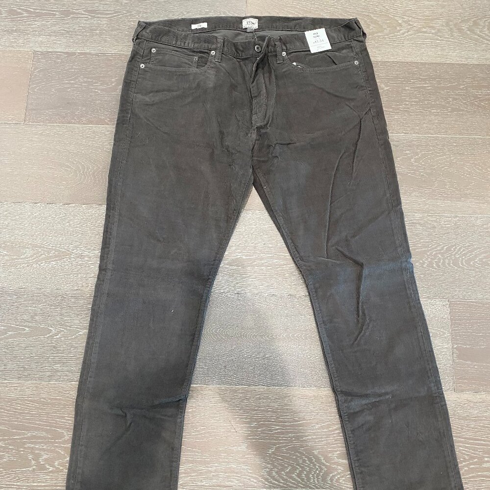J.Crew Men’s Grey Corduroy Pants - 42 x 34